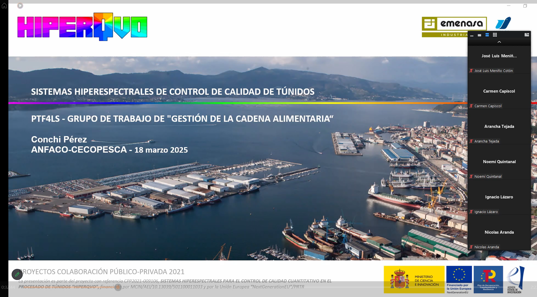 HIPERQVO participa en el GT Gestión de la Cadena Alimentaria de la PTF4LS